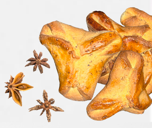 Lot de 6 échaudés croquant à l'anis