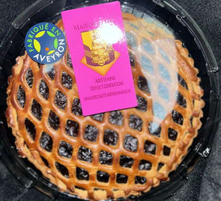 Tarte aux pruneaux du lot 600 gr – Image 2